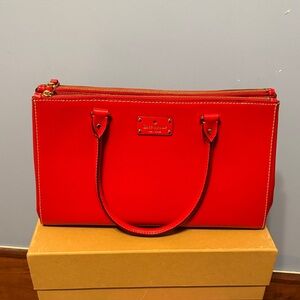 Kate Spade Bright Red Satchel